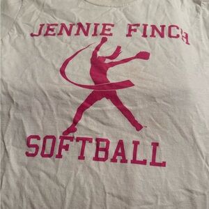 Gildan Heavy Cotton White T-Shirt Jennie Finch Softball